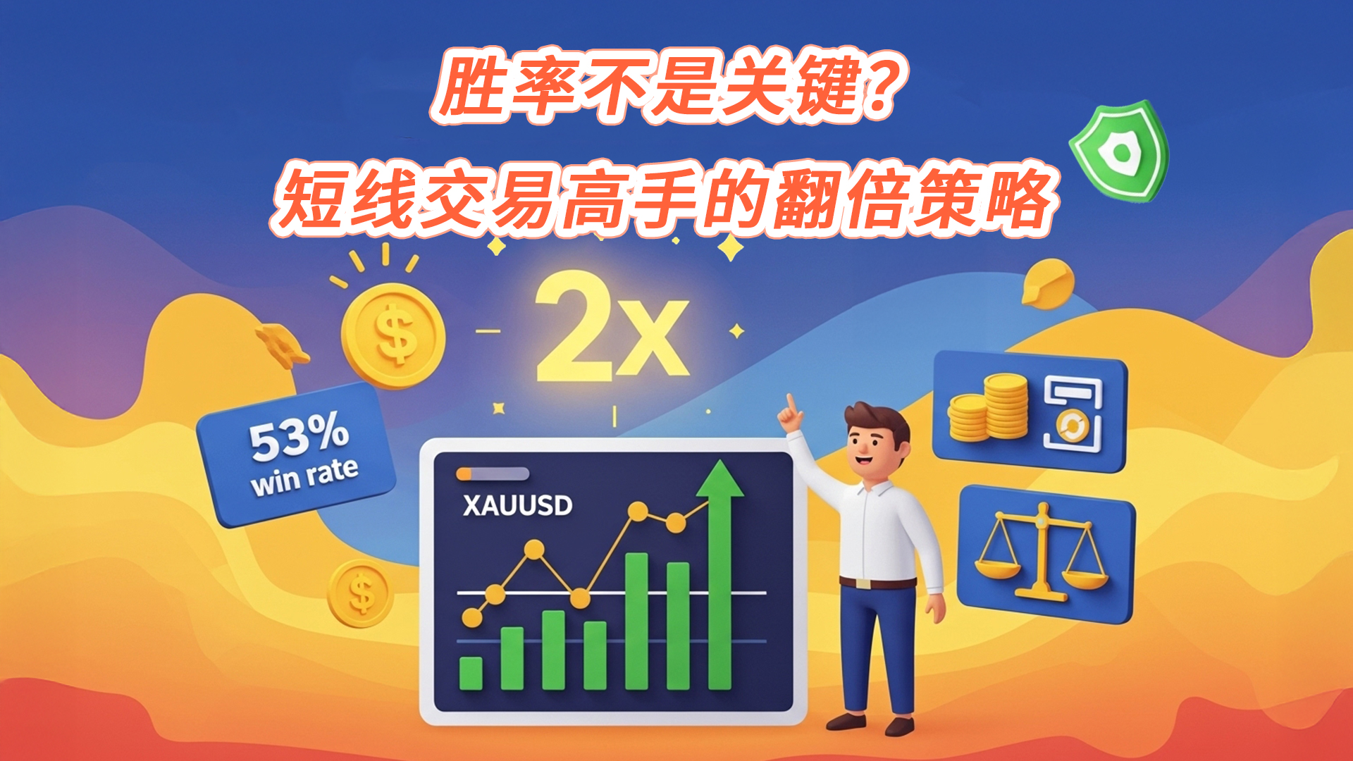 胜率不是关键？短线交易高手的翻倍策略